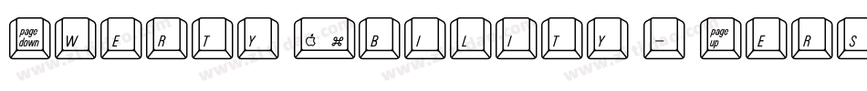Qwerty Ability - Personal Use字体转换